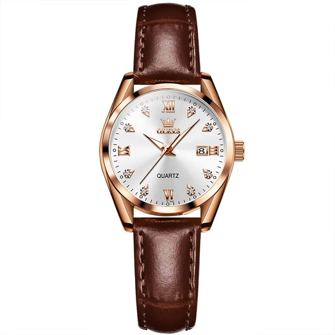 Lavish Leather Women's Timepiece