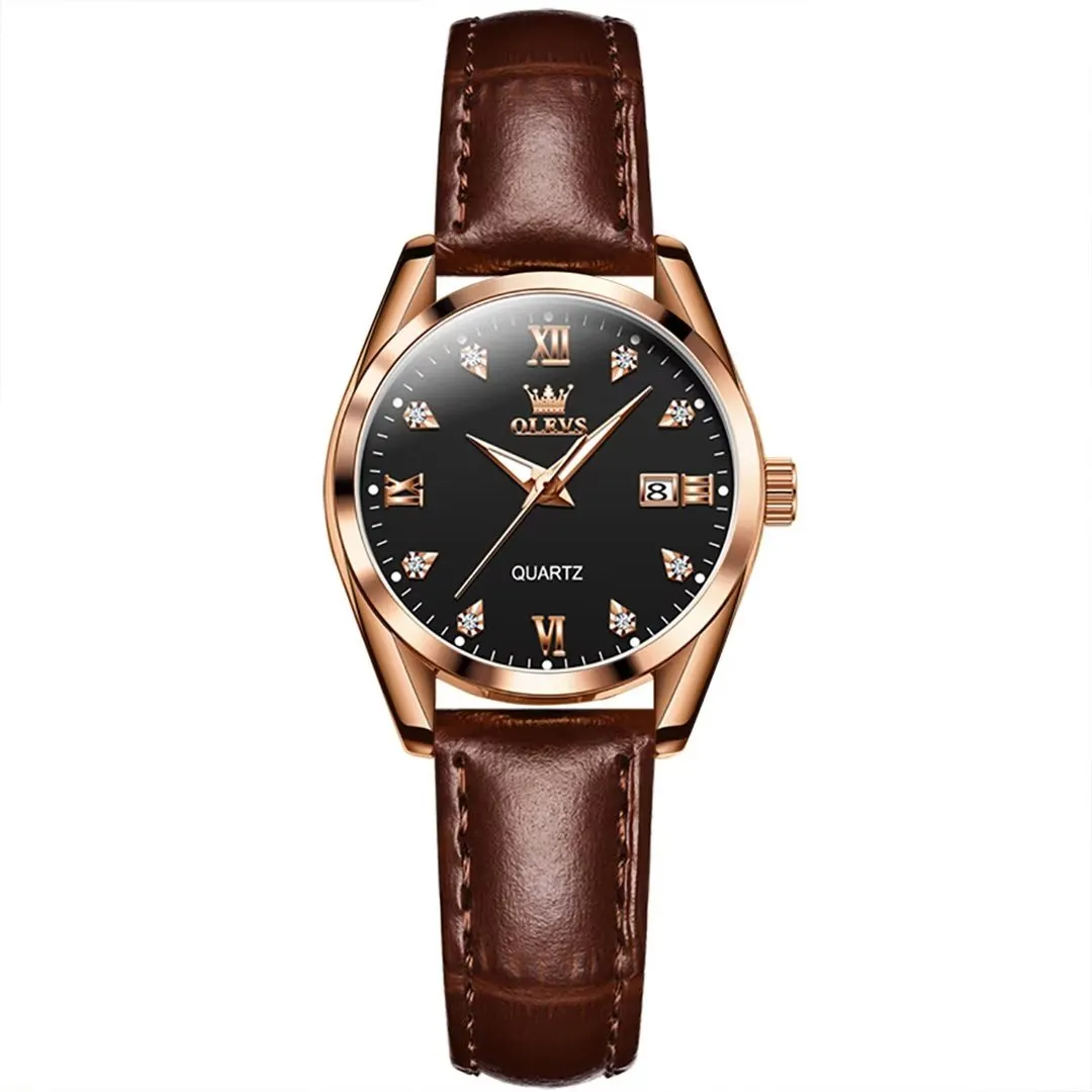 Lavish Leather Women's Timepiece