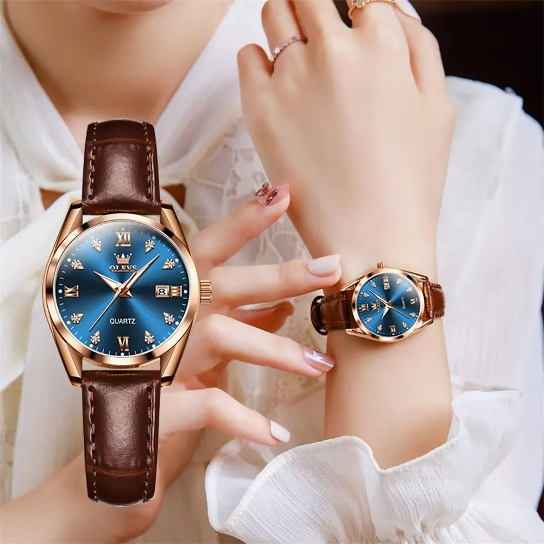 Lavish Leather Women's Timepiece