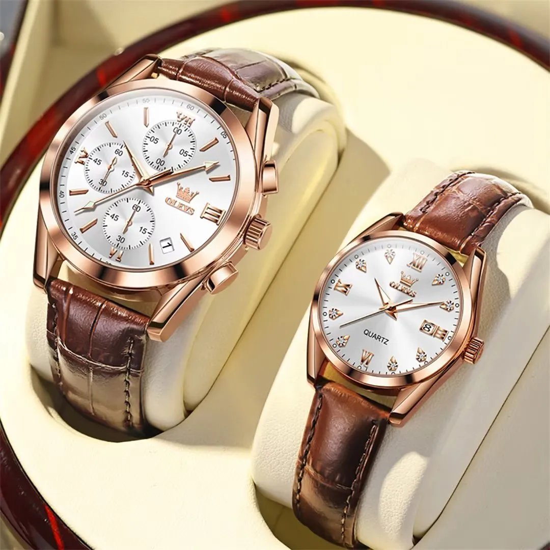 Lavish Leather Women's Timepiece