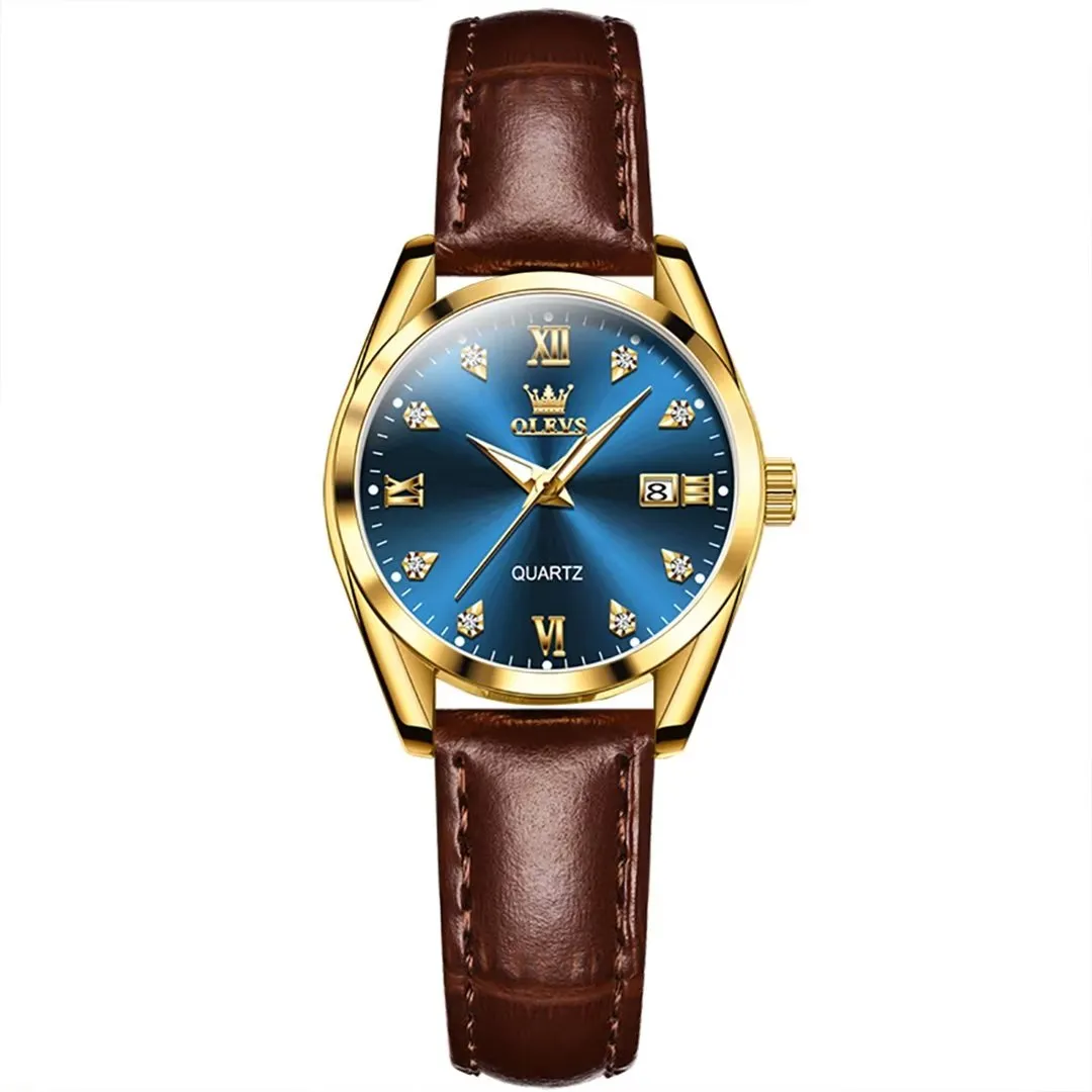 Lavish Leather Women's Timepiece