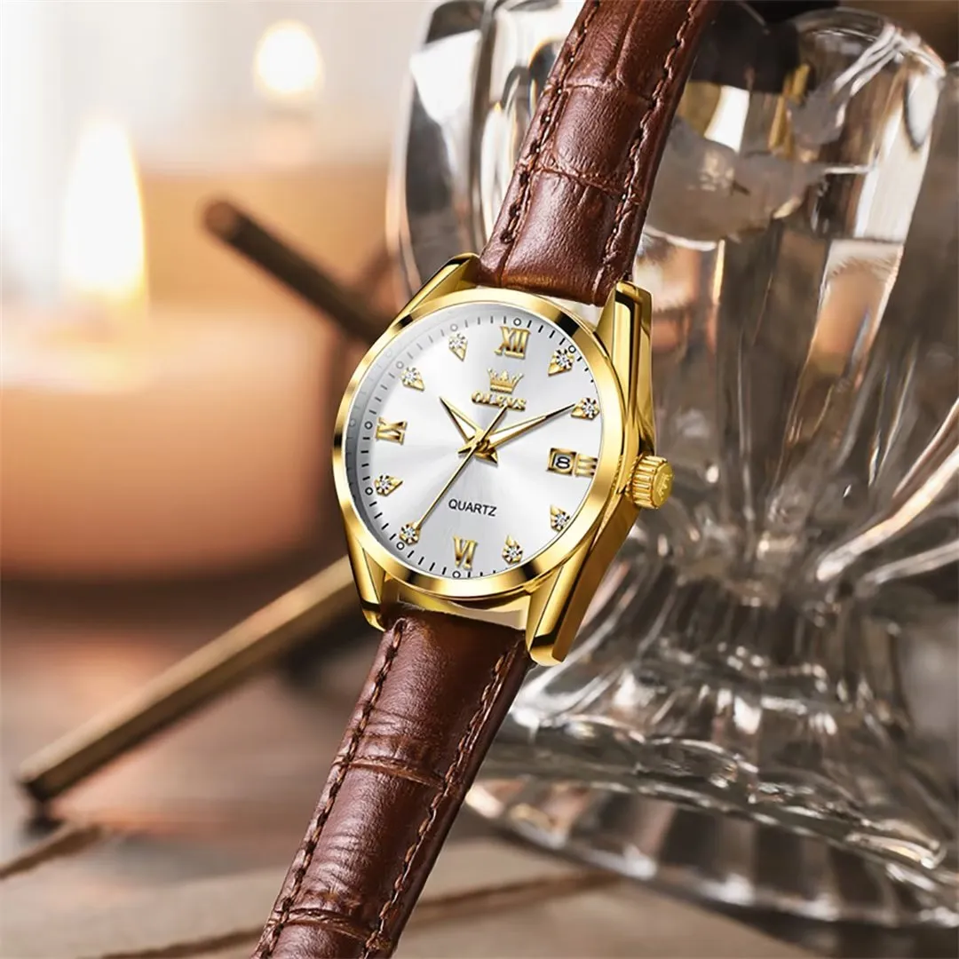 Lavish Leather Women's Timepiece