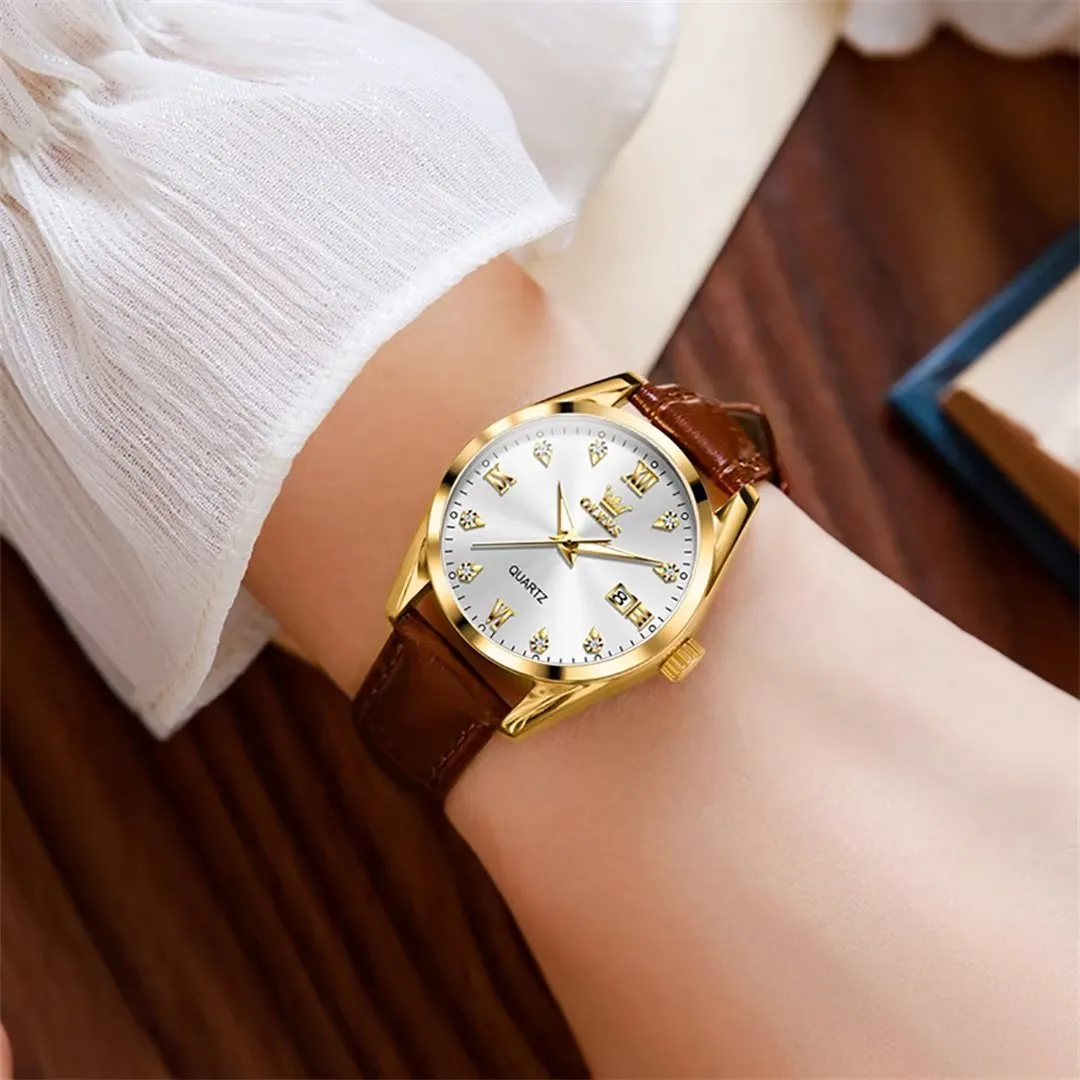 Lavish Leather Women's Timepiece