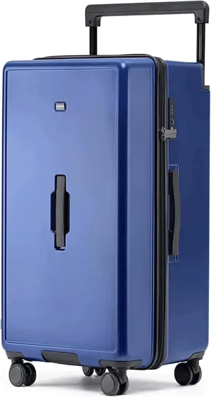Luggage Suitcases With Wheels Large-capacity Luggage Hard Shell Combination Lock Carry On Luggage Fashion Safe Drop-proof Suitcase Lightweight And Durable(Blue,30 inches)