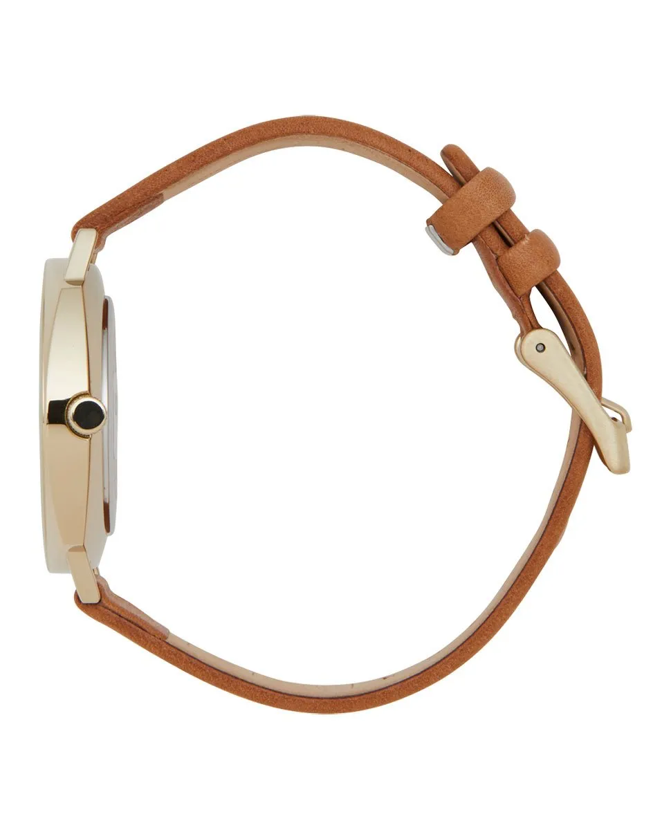Mali Gold Leather Watch