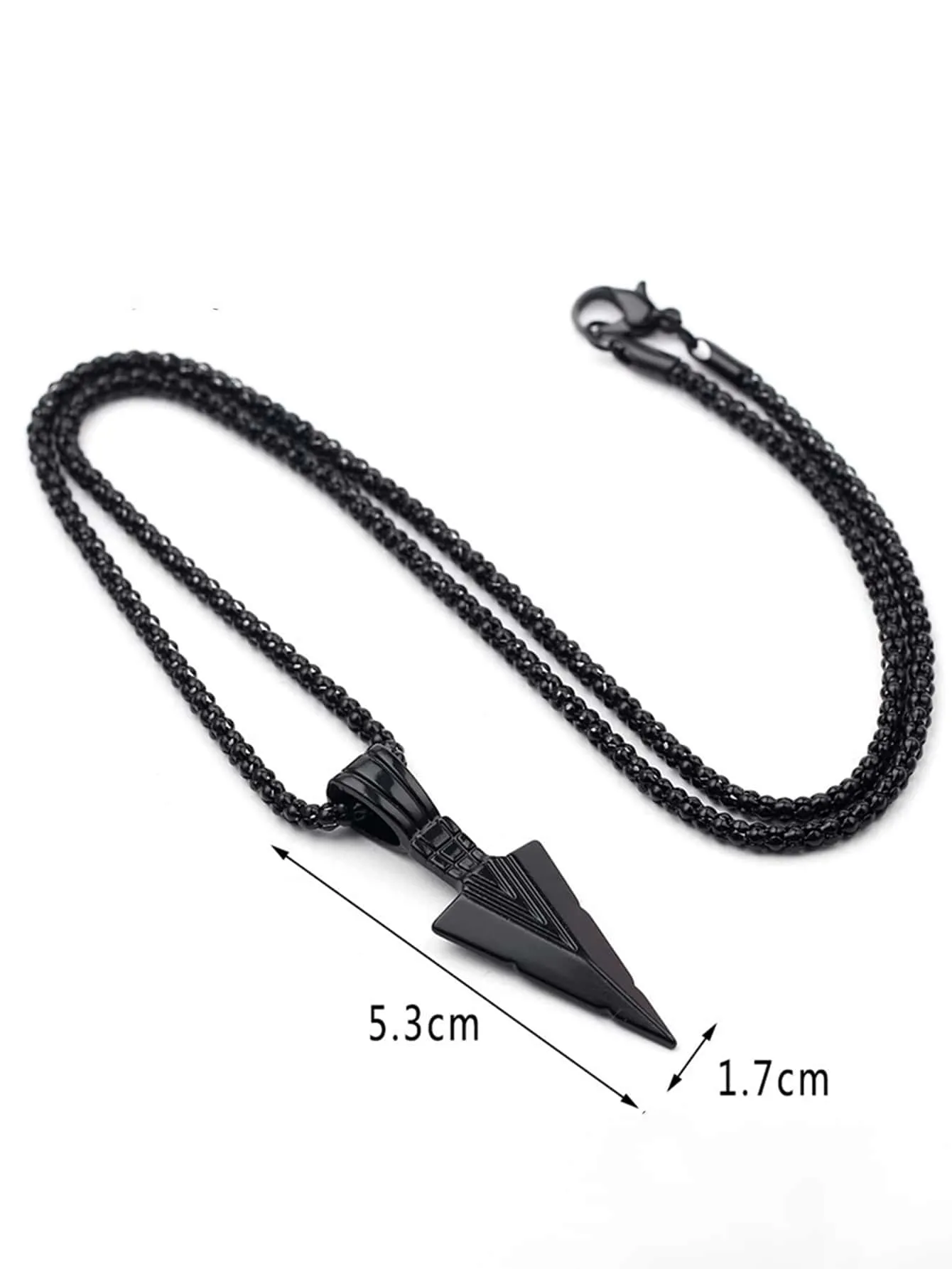 Men Arrow Charm Necklace Alloy for Jewelry Gift and for a Stylish Look
