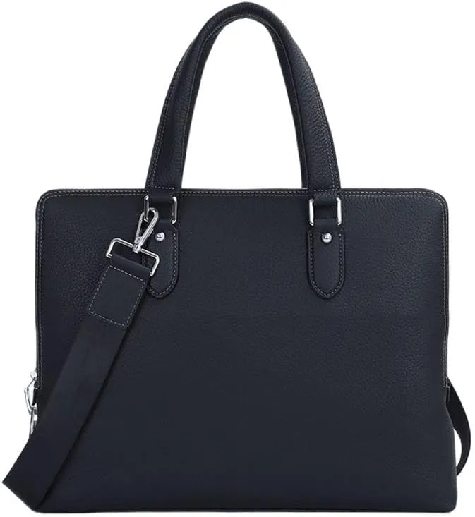 Men's Briefcase High Grade Genuine Leather Bag Large Capacity Computer Bag Handbag Men's Business Bag