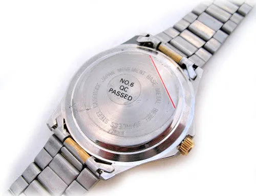 Mens Watches NAVY BLUE Face Dial Wristwatch WATCH For Men Stainless Steel Gold Silver Tone Metal Band