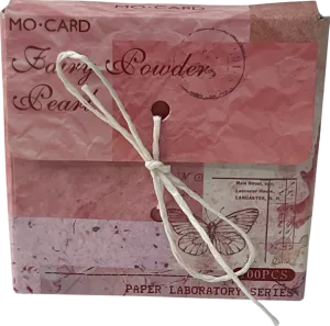 mo cards Pink Fresh Simple Color Boxed Non-sticky Note Paper One Size