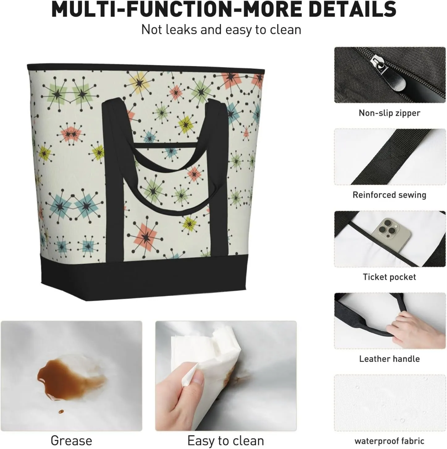 Modern Thermal insulation cooling bag female beach bag with adjustable shoulder strap,suitable for adults