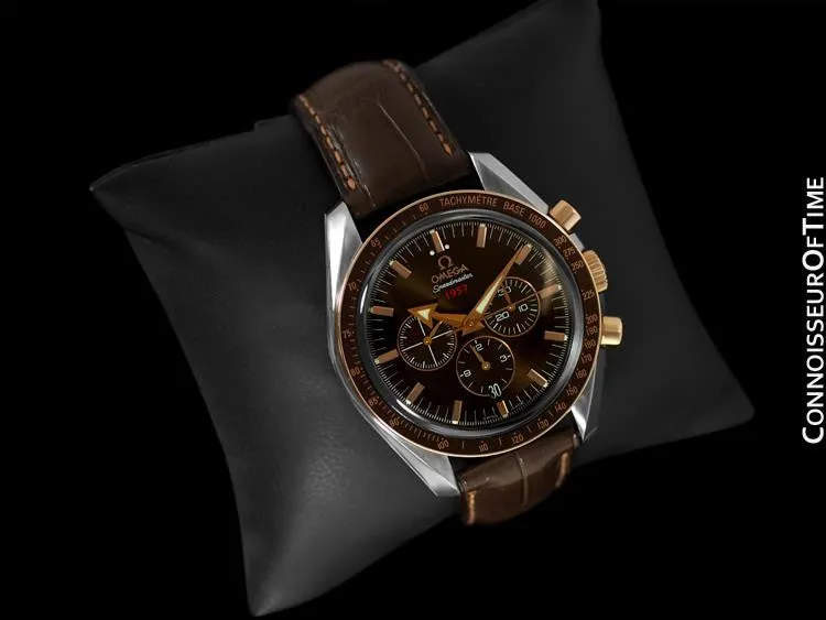 Omega Speedmaster 1957 Broad Arrow Co-Axial Chronograph, Stainless Steel & 18K Rose Gold