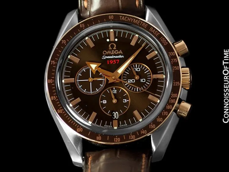 Omega Speedmaster 1957 Broad Arrow Co-Axial Chronograph, Stainless Steel & 18K Rose Gold
