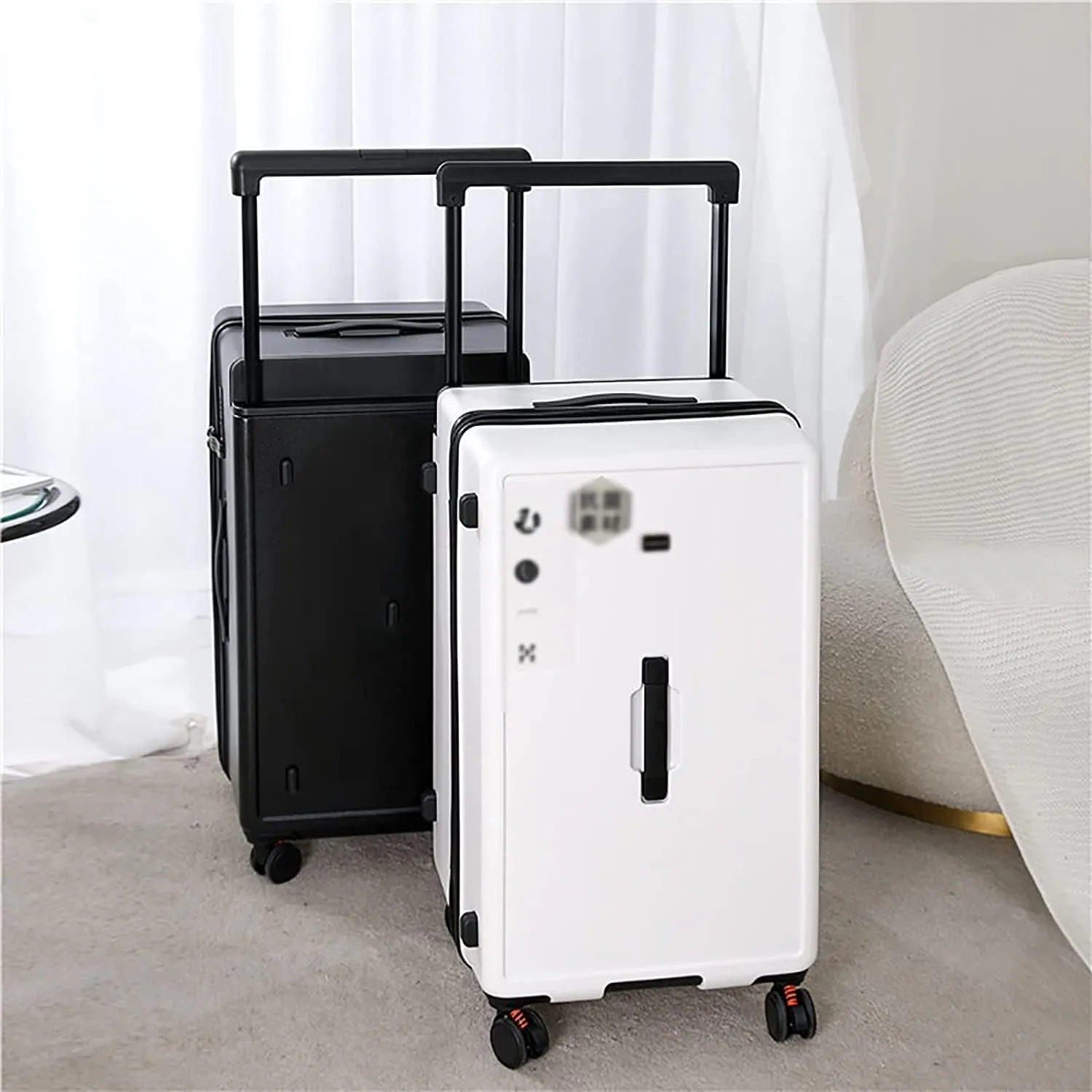 portable Luggage Suitcases With Wheels Large-capacity Luggage Hard Shell Combination Lock Carry On Luggage Fashion Safe Drop-proof Suitcase exquisite (G 28 inches)