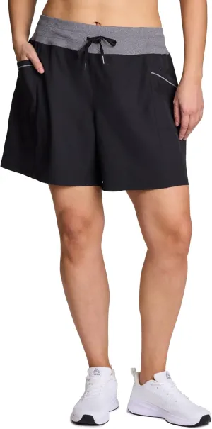 RBX Active Women's Relaxed Fit Breathable Ventilated Stretch Woven Athletic Walking Short with Pockets