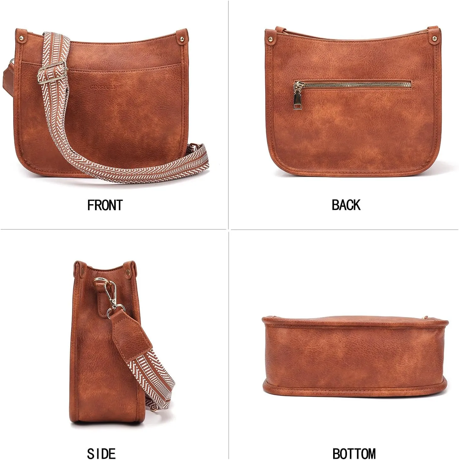 Retro women's single shoulder handbag Purse,for Women Vegan Leather Shoulder Handbag Soft Work Shopper Crossbody Satchel