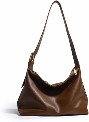 Ruby Lil Women's Vintage Hobo Bags, Vegan Soft Leather Crossbody Bags, Adjustable Shoulder Strap Hobo Handbag