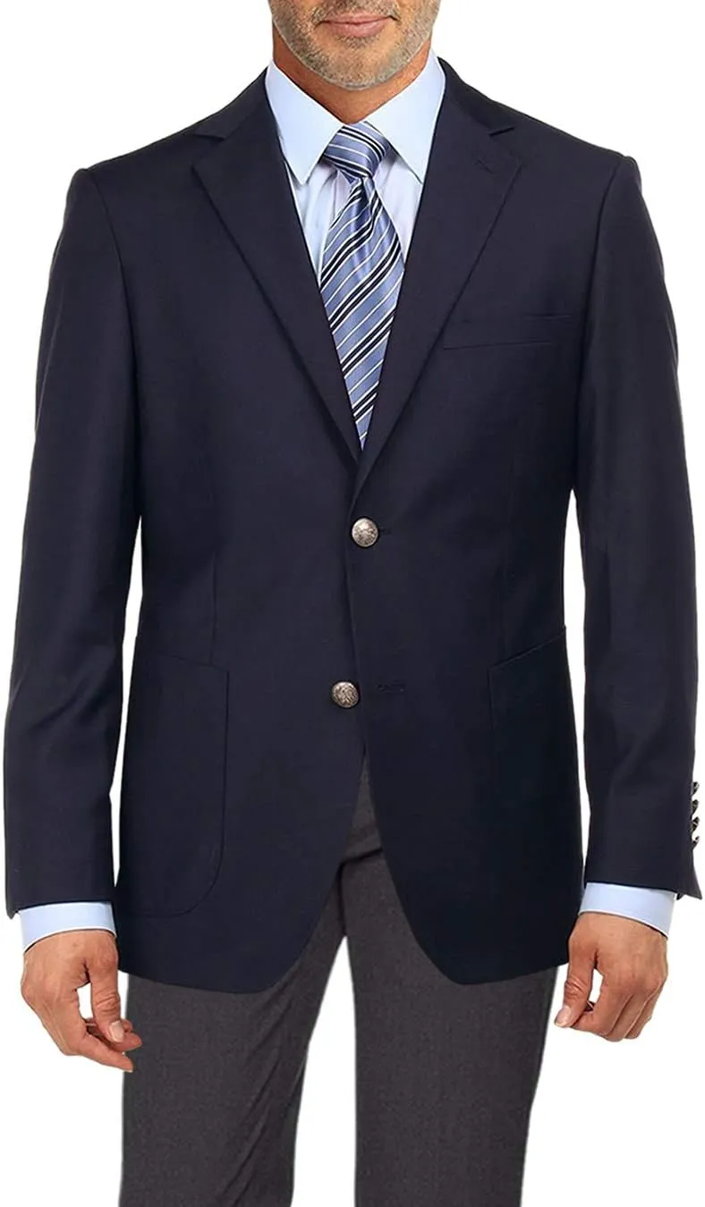 Salvatore Exte Men's 2 Button Sport Coat Suit Jacket Separate Modern Fit Blazer