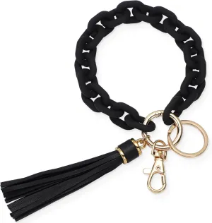 SAVORI Wristlet Keychain Bangle Key Ring Chain Link Bracelet Key Chain Cute Boho Modern Car Keychain Holder