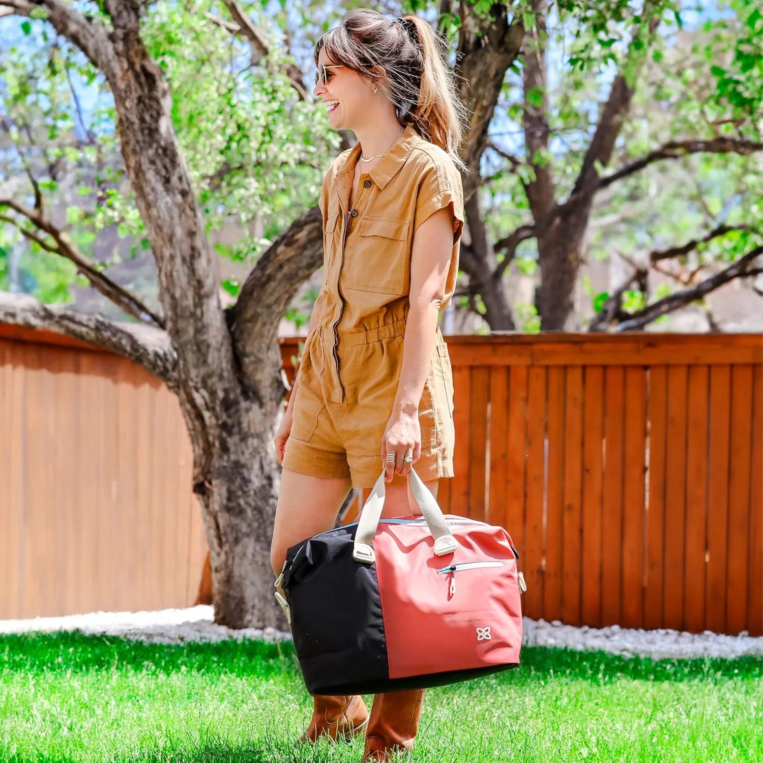 Sherpani Sola, Travel Duffle Bag, Weekender Bags for Women, Carry-On Duffel with Luggage Pass-Through