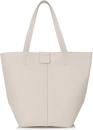 Shoulder Bag Women's 2 Piece Bucket Bag Set Soft Leather Tote & Crossbody Purse with Slouchy Hobo