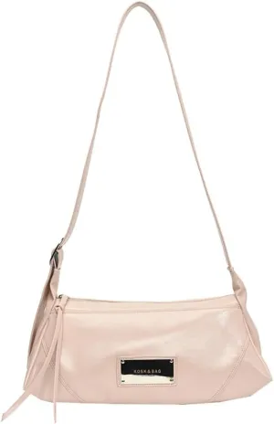 Simple Sling Shoulder Purse for Women Soft Vegan Leather Cross Body Bags with Adjustable Strap Casual Underarm Bags
