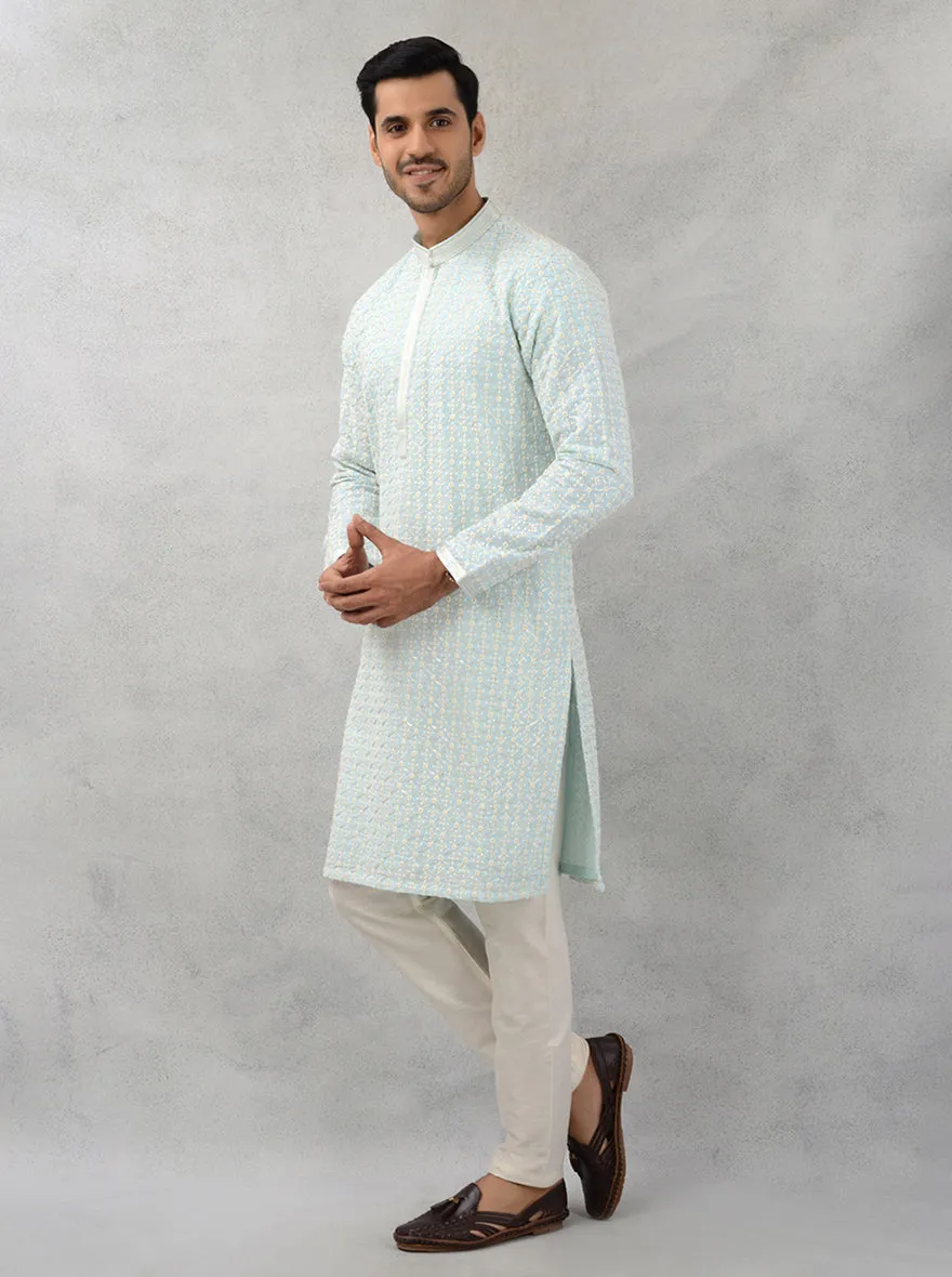 Sky Blue Kurta Pajama | TULA