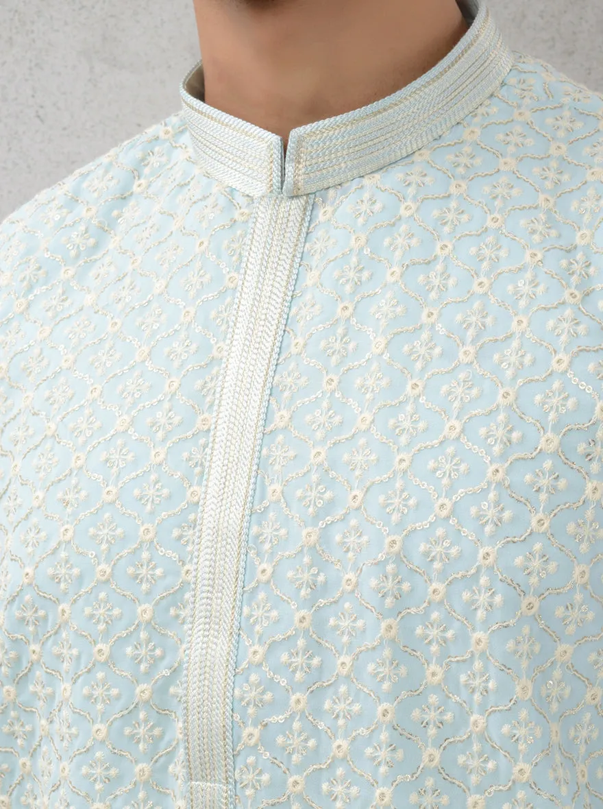 Sky Blue Kurta Pajama | TULA
