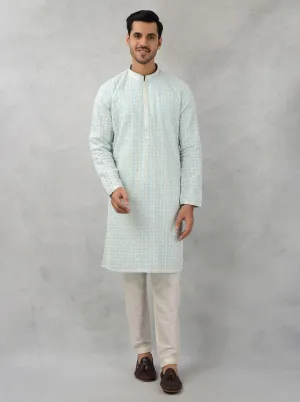 Sky Blue Kurta Pajama | TULA