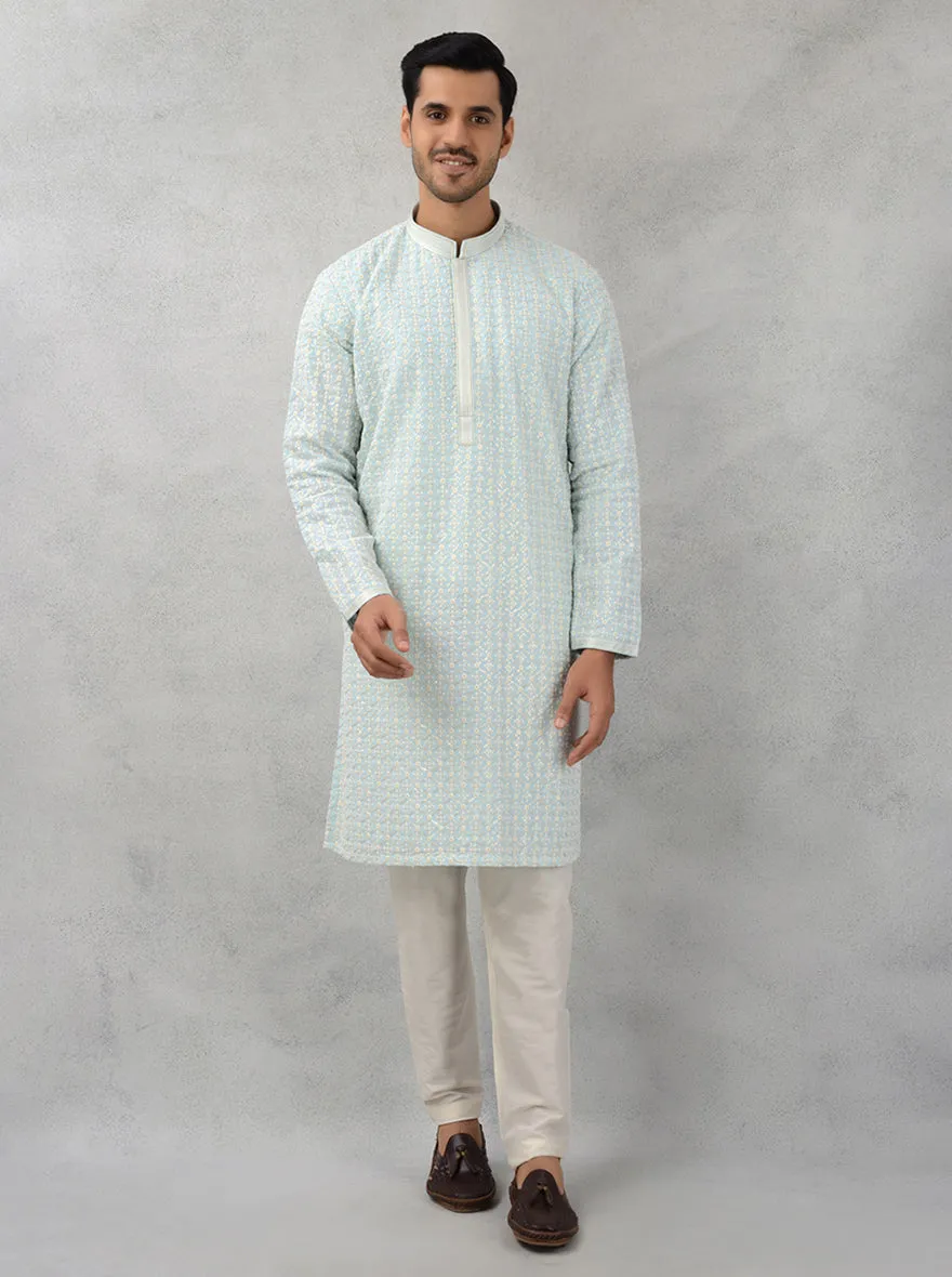 Sky Blue Kurta Pajama | TULA