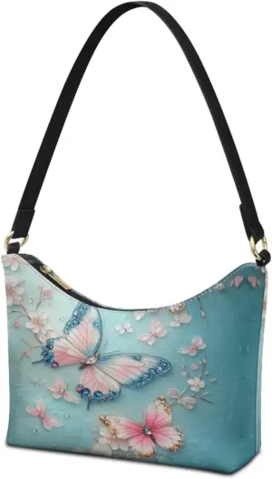 Small Crescent Shoulder Bags Purses for Women Soft Underarm Purse Hobo Tote Handbag