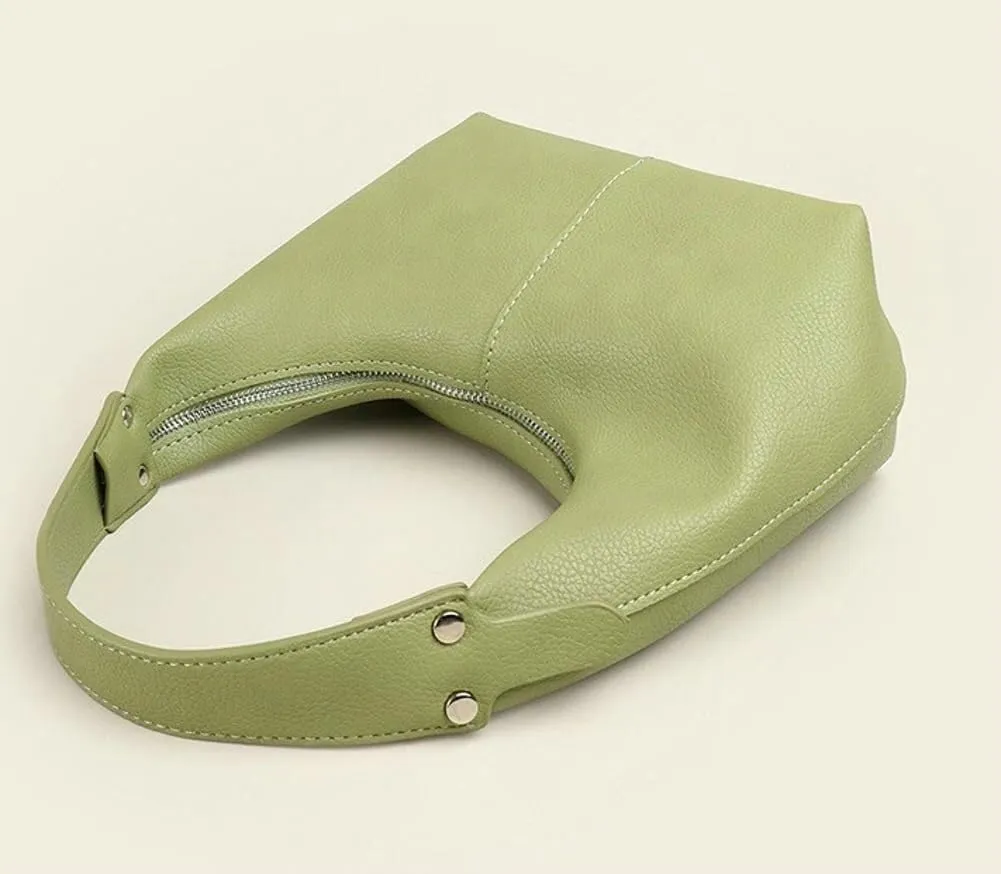 Soft Vegan Leather Hobo & Shoulder Dumpling Handbags for Womens Small Tote Purse Featuring