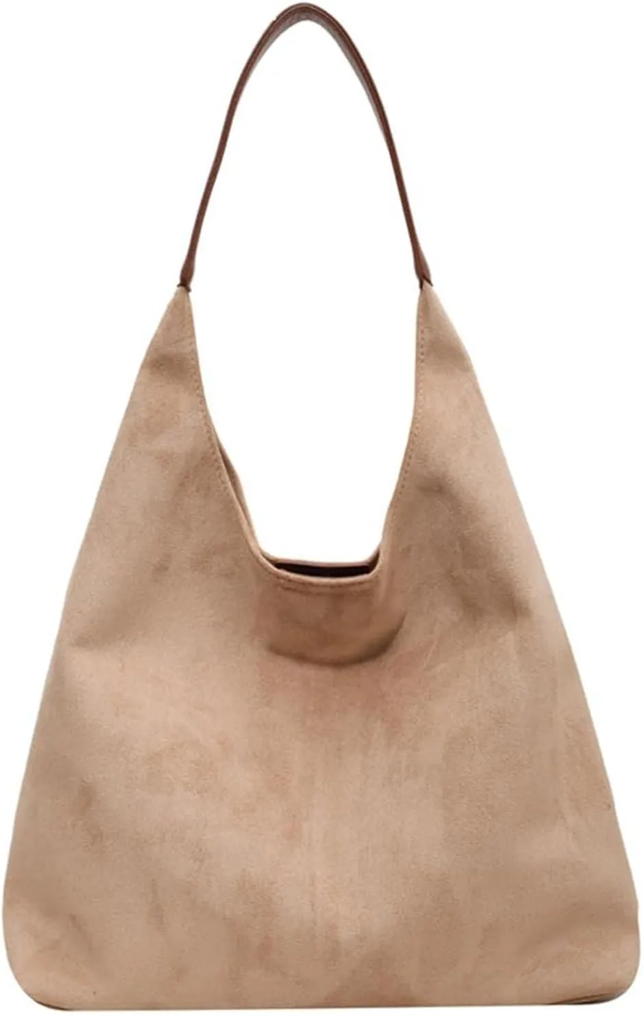 Suede Tote Bags for Women, Slouchy Faux Suede Bag Hobo Handbags, Suede Purse Shoulder Bag