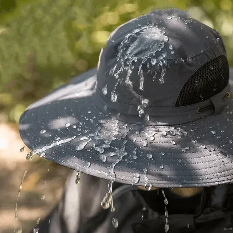 Summer Promotion 50% OFFWide Brim Solar Fan Outdoor Fishing Hat-Solar & USB Charging