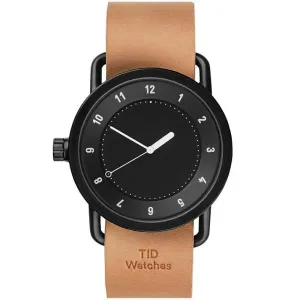 TID No.1 Black Dial / Natural Leather Strap / Black Buckle