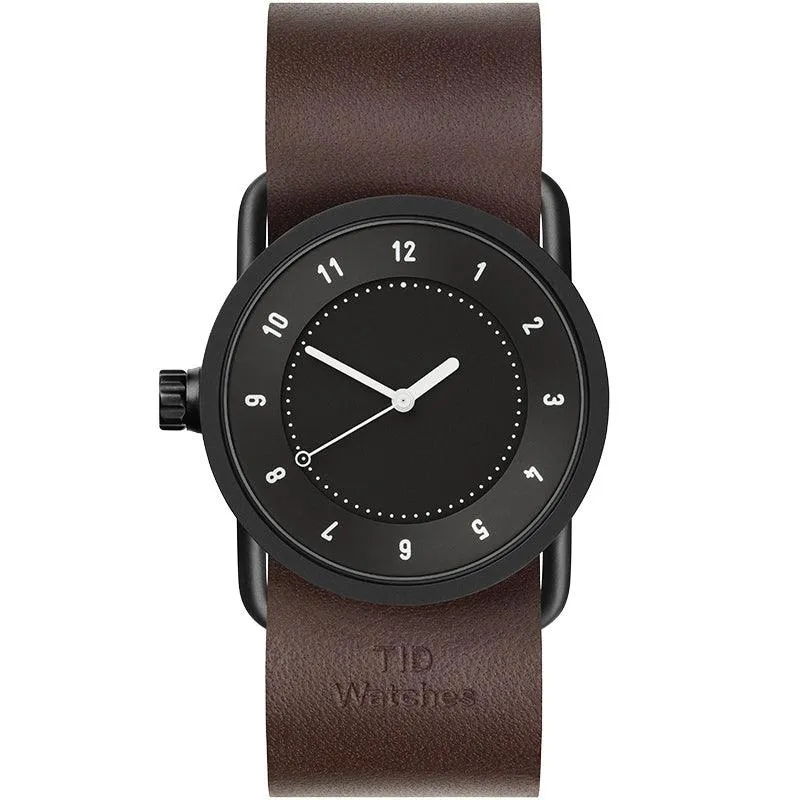 TID No.1 Black Dial / Natural Leather Strap / Black Buckle