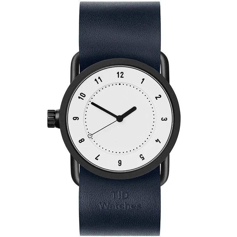 TID No.1 White Dial / Tan Leather Strap / Black Buckle