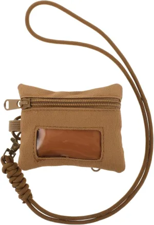 Toyvian Outdoor Wallet with Zippered Coin Pocket Card Holder for Cash Cards and Earphones Durable Khaki Travel Organizer for Hiking and Everyday Use