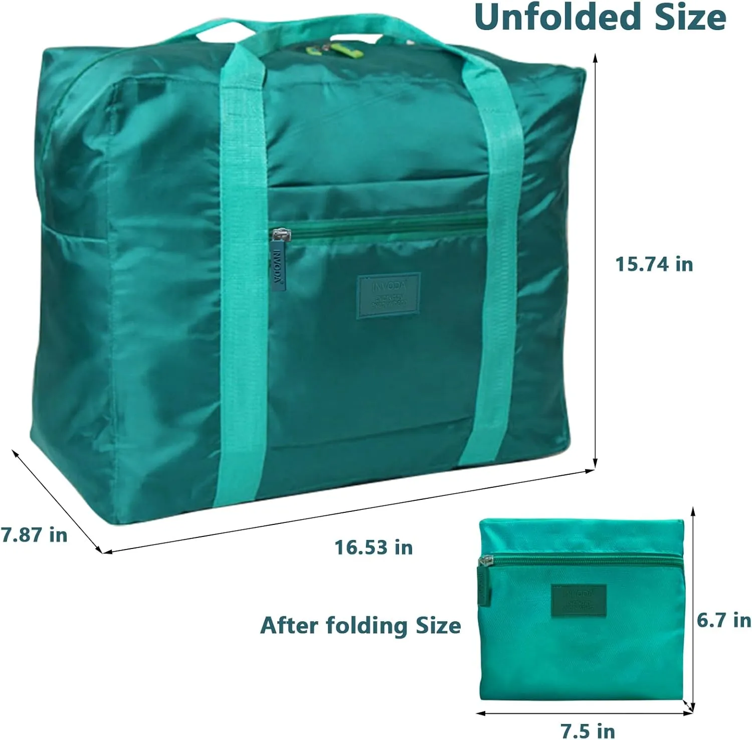 Travel Duffel Bag 8 PCS Foldable Travel Bag Carry on Luggage Bag Waterproof Tote Sports Gym Bag Lightweight Large Weekender Overnight Bag for Women and Men (8 PCS)