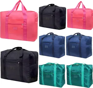 Travel Duffel Bag 8 PCS Foldable Travel Bag Carry on Luggage Bag Waterproof Tote Sports Gym Bag Lightweight Large Weekender Overnight Bag for Women and Men (8 PCS)