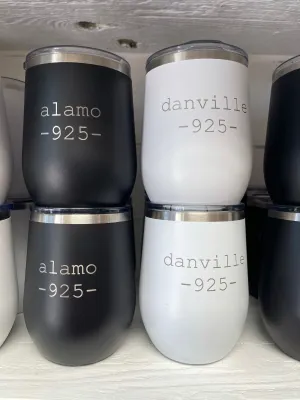Tumbler City and Zip Code Tumbler Customizable