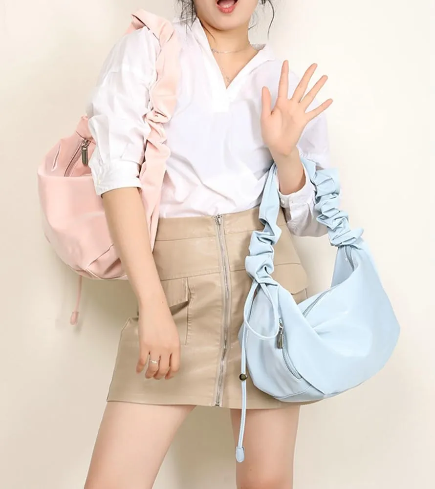 Vegan Leather Shoulder Handbags for Women Waterproof Soft Crossbody Bags Hobo Tote Purse for Work Shopping Travel
