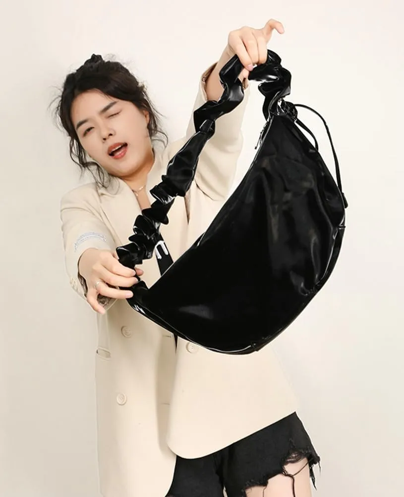 Vegan Leather Shoulder Handbags for Women Waterproof Soft Crossbody Bags Hobo Tote Purse for Work Shopping Travel