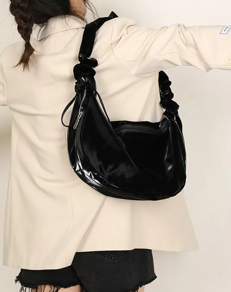 Vegan Leather Shoulder Handbags for Women Waterproof Soft Crossbody Bags Hobo Tote Purse for Work Shopping Travel