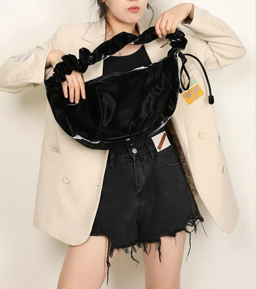 Vegan Leather Shoulder Handbags for Women Waterproof Soft Crossbody Bags Hobo Tote Purse for Work Shopping Travel