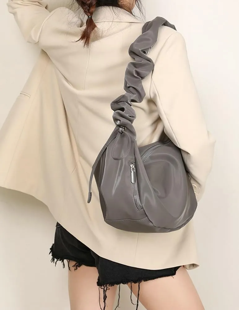 Vegan Leather Shoulder Handbags for Women Waterproof Soft Crossbody Bags Hobo Tote Purse for Work Shopping Travel
