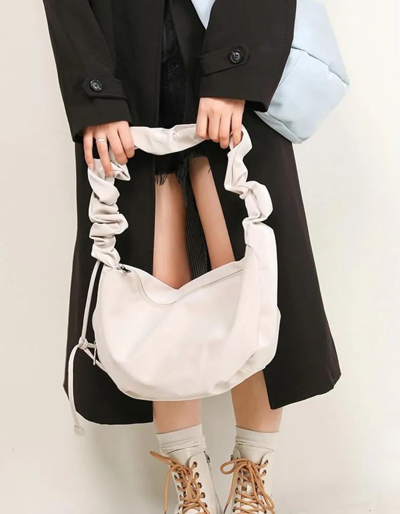 Vegan Leather Shoulder Handbags for Women Waterproof Soft Crossbody Bags Hobo Tote Purse for Work Shopping Travel