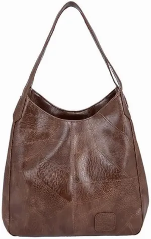 Women Retro Hobo Shoulder Bag Purse Tote Bags Soft PU Leather Handbag Satchel