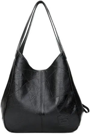Women Retro Hobo Shoulder Bag Purse Tote Bags Soft PU Leather Handbag Satchel