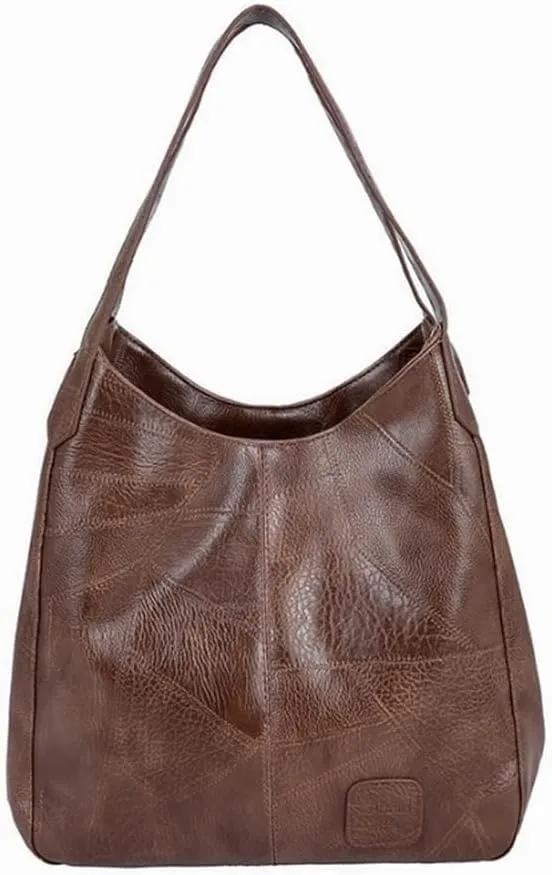 Women Retro Hobo Shoulder Bag Purse Tote Bags Soft PU Leather Handbag Satchel