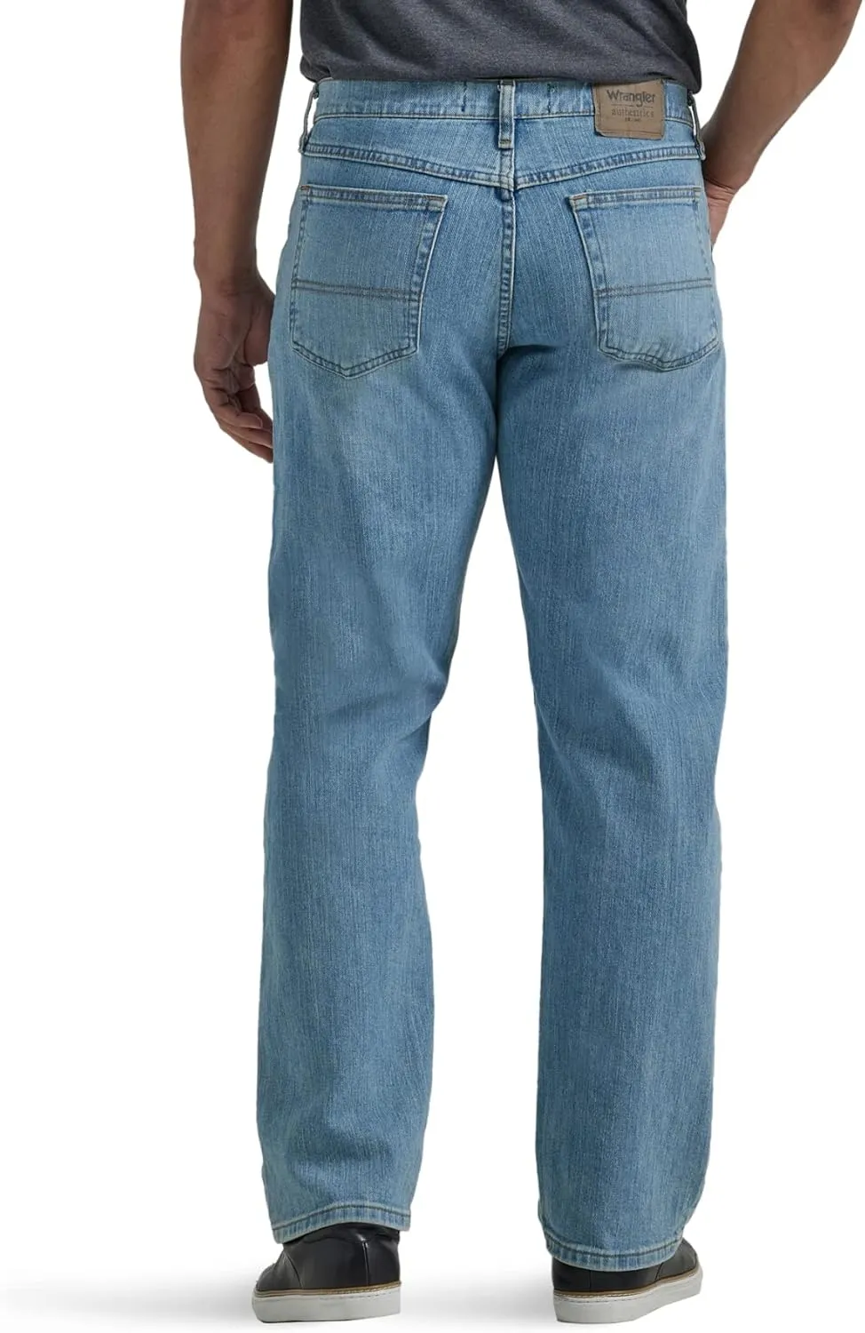 Wrangler Authentics Men's Classic 5-Pocket Relaxed Fit Flex Jean